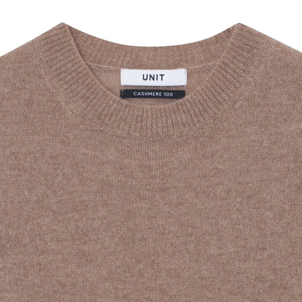 캐시미어 베이직 크루넥 클로버 풀오버 (UFKKCN41ZC-BEIGE)