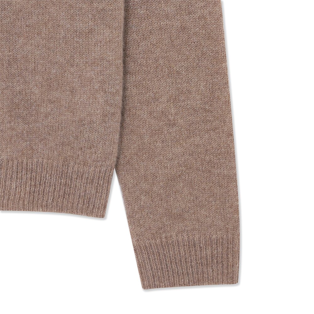 캐시미어 베이직 크루넥 클로버 풀오버 (UFKKCN41ZC-BEIGE)