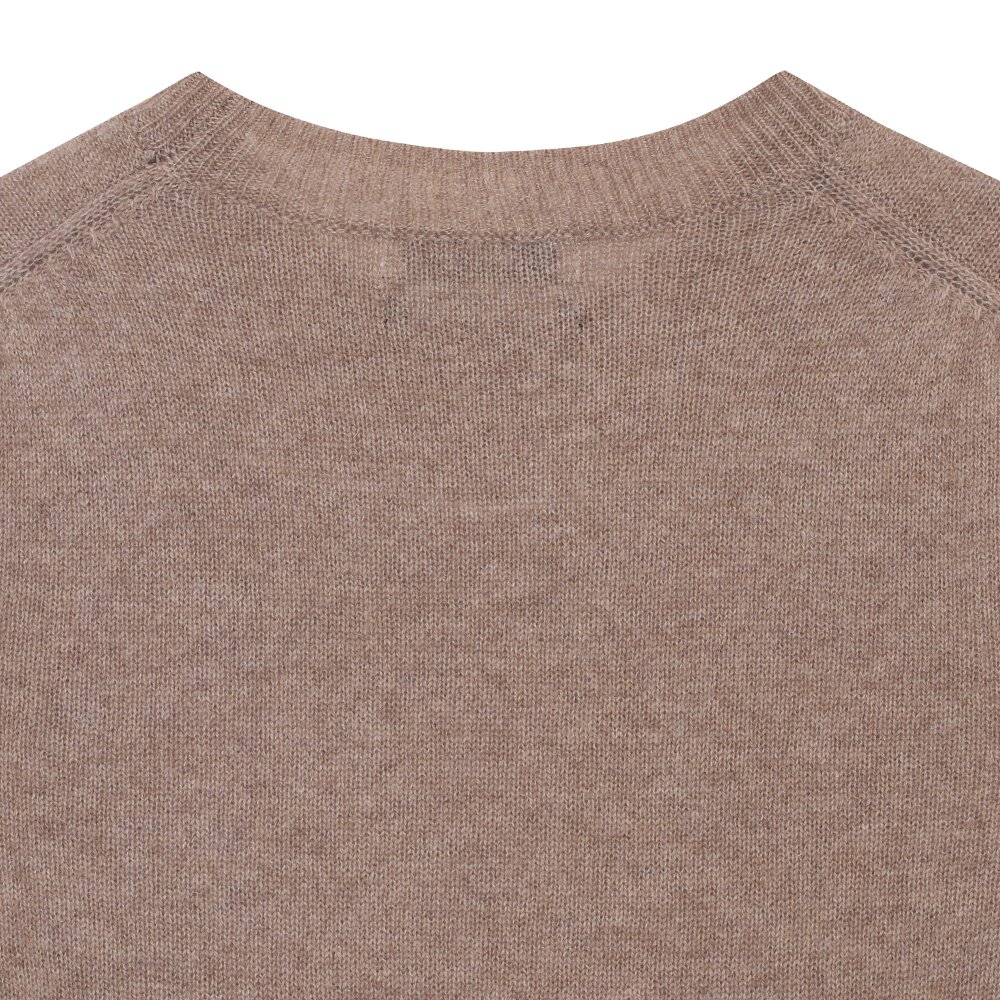캐시미어 베이직 크루넥 클로버 풀오버 (UFKKCN41ZC-BEIGE)