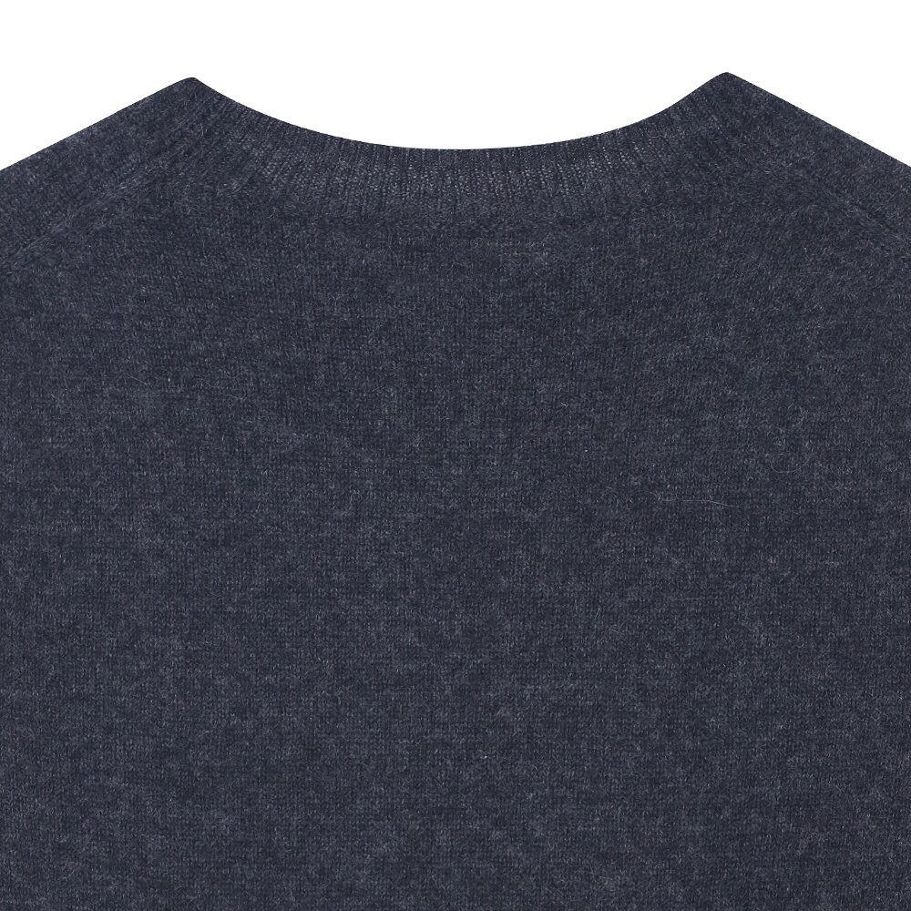 캐시미어 베이직 크루넥 클로버 풀오버 (UFKKCN41ZC-CHARCOAL)