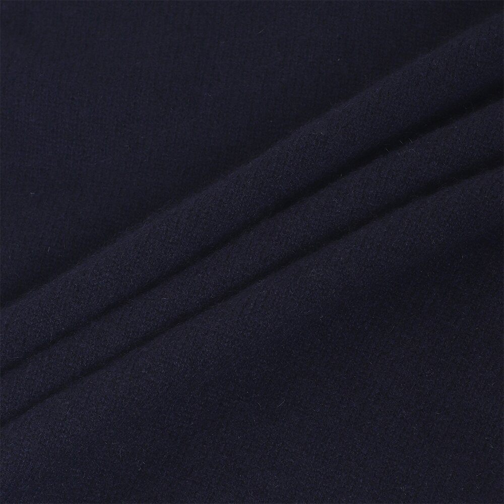 캐시미어 베이직 터틀넥 클로버 풀오버 (UFKKTN44ZC-NAVY)
