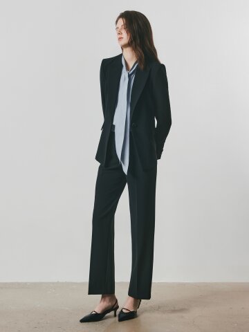 포멀 노턱 슬림핏 팬츠 