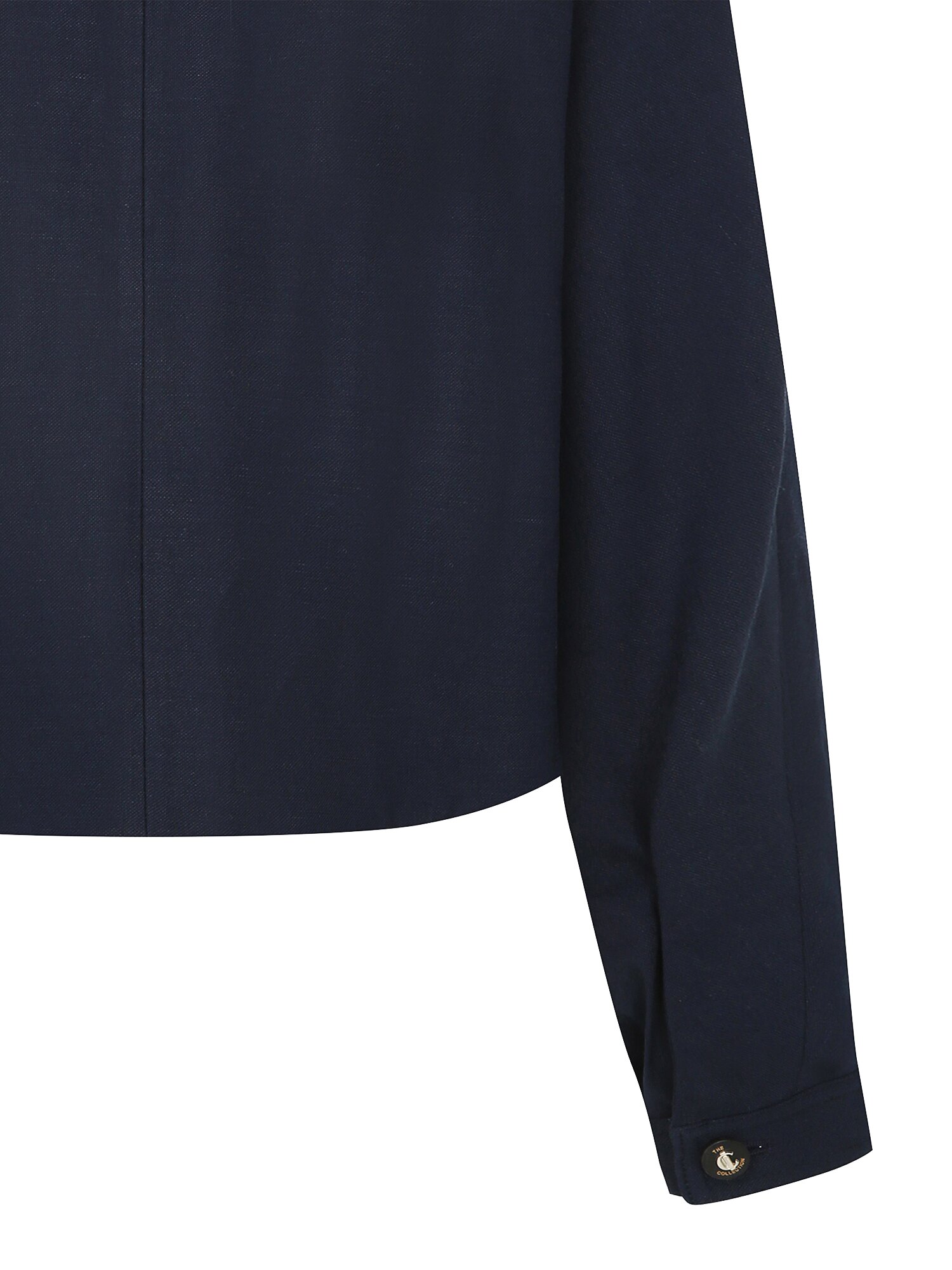 린넨 돌먼 슬리브 셔츠 재킷 (NAVY)