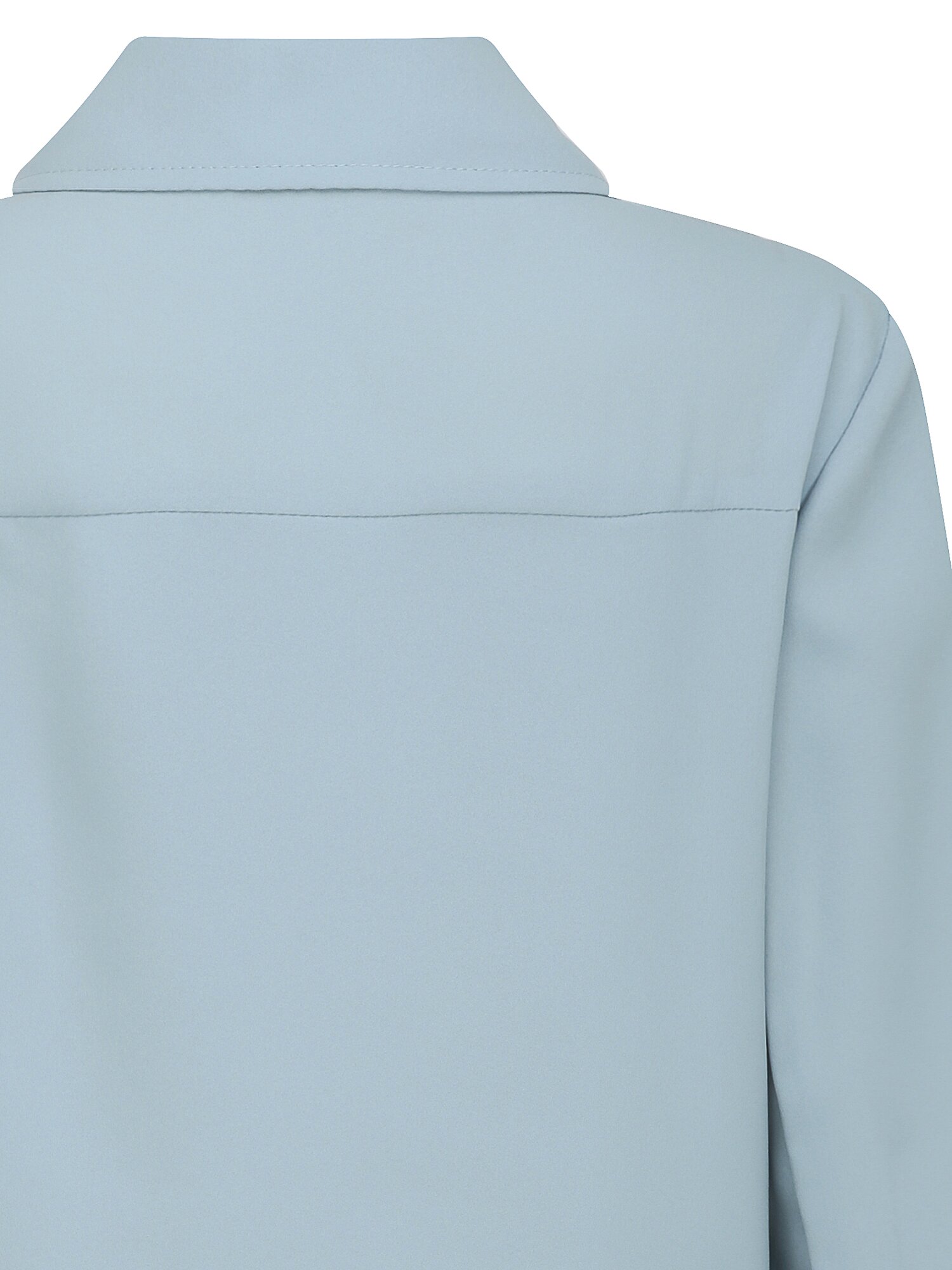 레이어 패널 칼라 블라우스 (LIGHT BLUE)