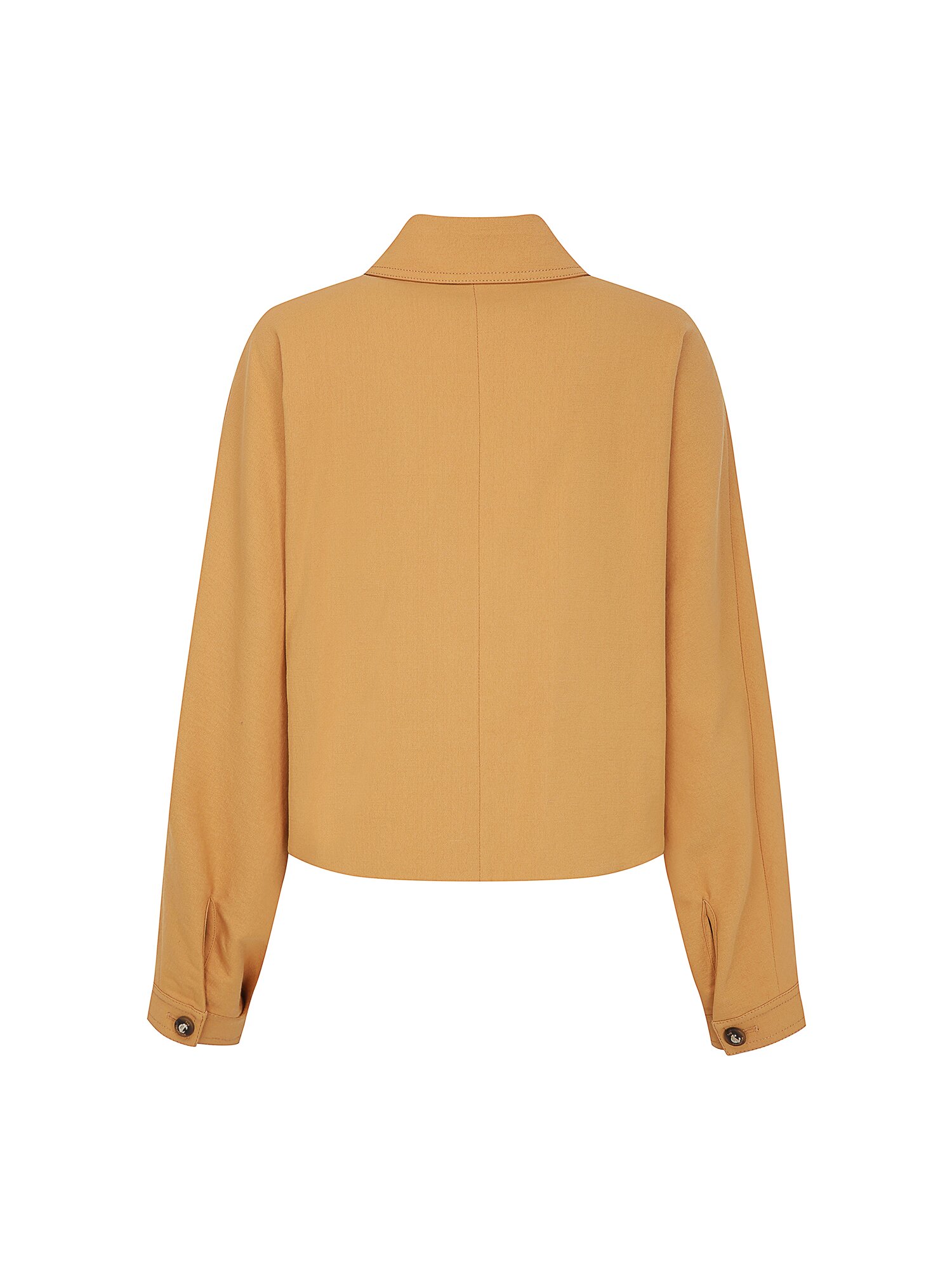 린넨 돌먼 슬리브 셔츠 재킷 (ORANGE)