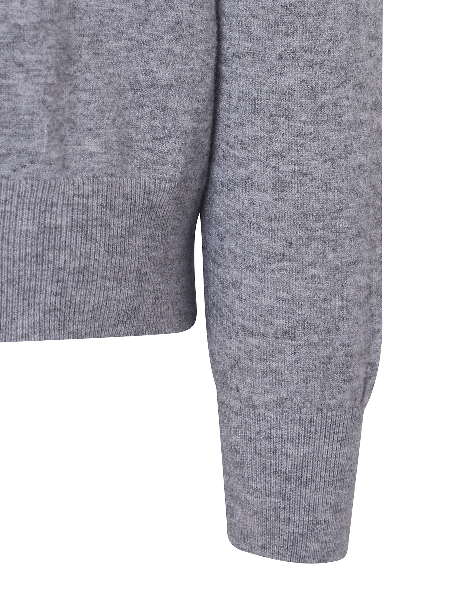 버튼 타이넥 니트 카디건 (GREY)