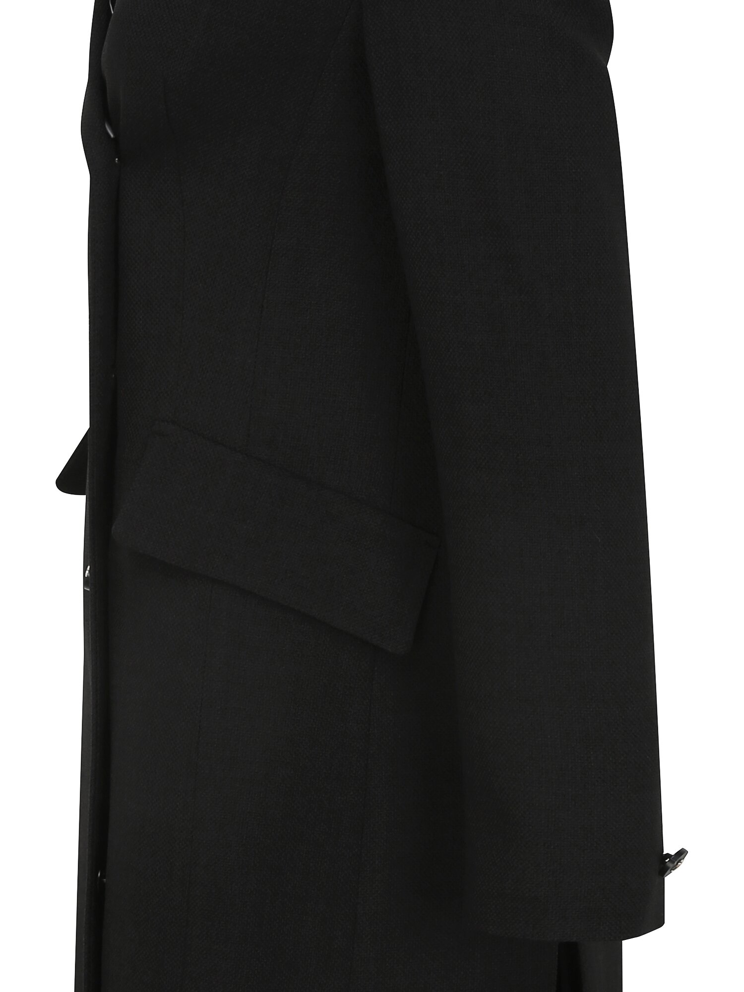 사이드 플리츠 테일러드 원피스 (BLACK)