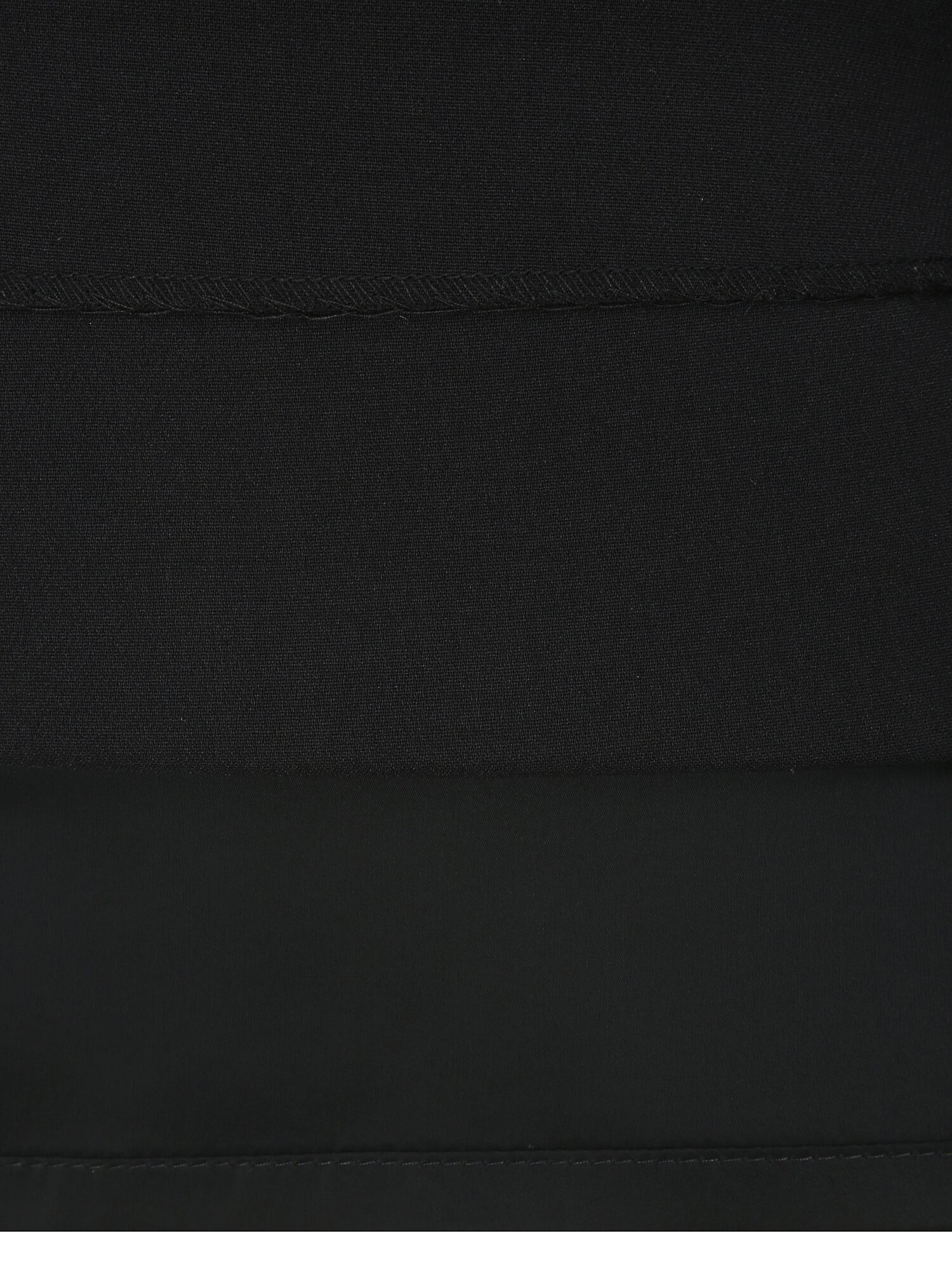 플리츠 브이넥 레이어드 원피스 (BLACK)