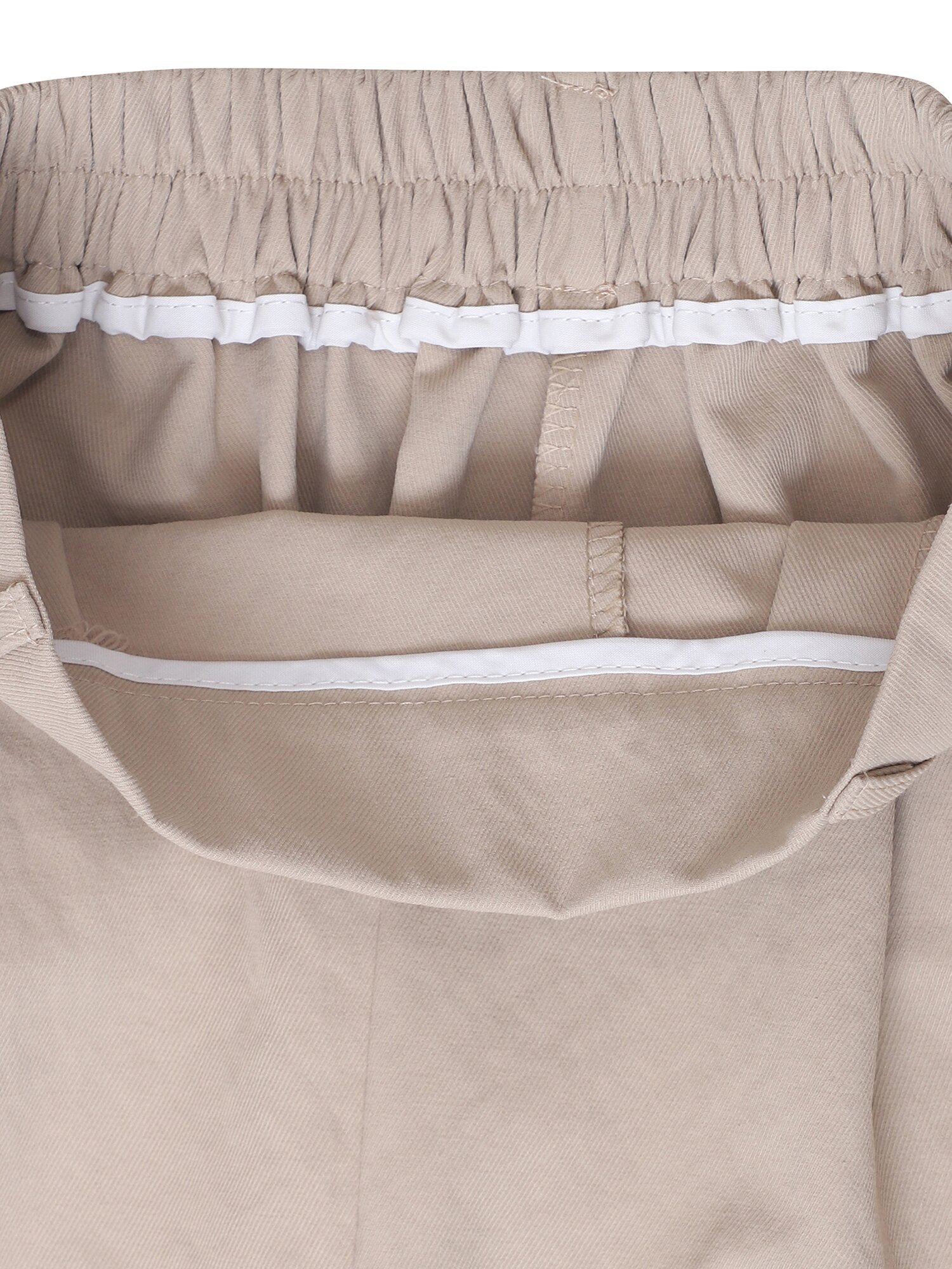 트윌 밴딩 A라인 롱 스커트 (BEIGE)