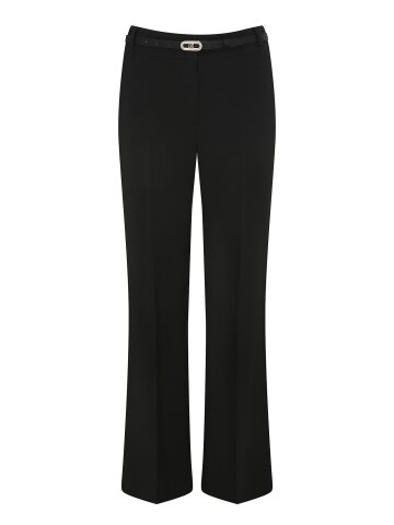 벨티드 슬림 부츠컷 팬츠 