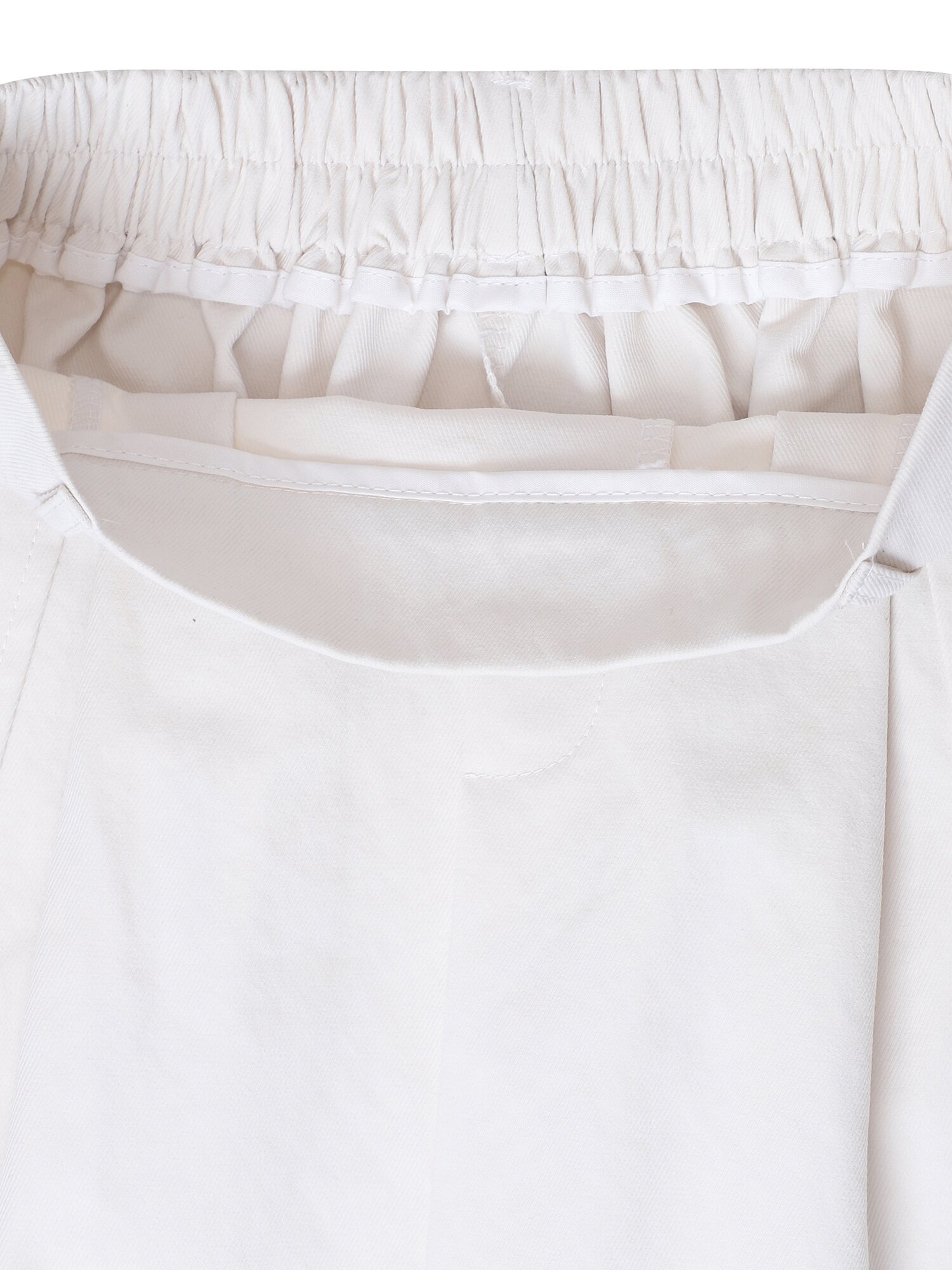 트윌 밴딩 A라인 롱 스커트 (IVORY)