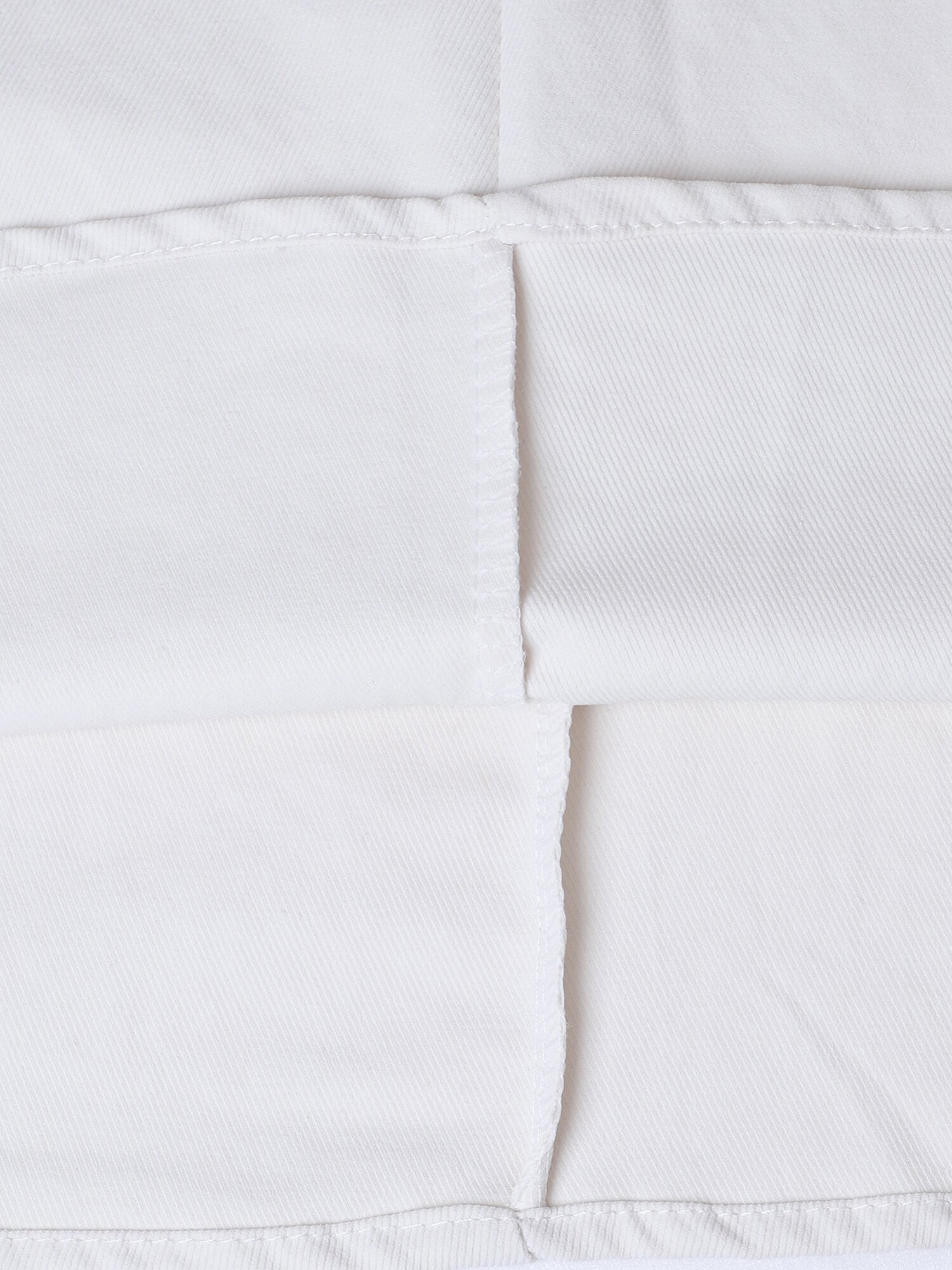 트윌 밴딩 A라인 롱 스커트 (IVORY)