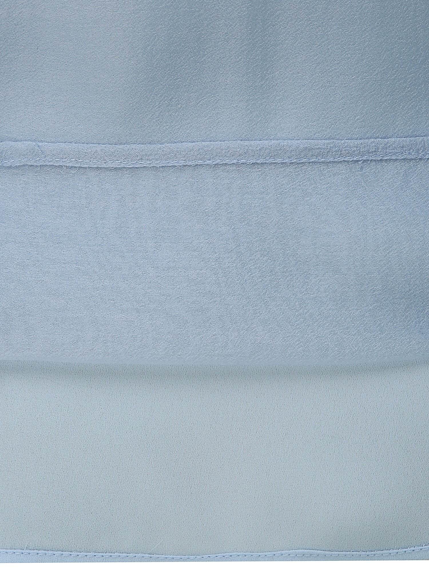 시스루 건플랩 타이넥 블라우스 (BLUE)
