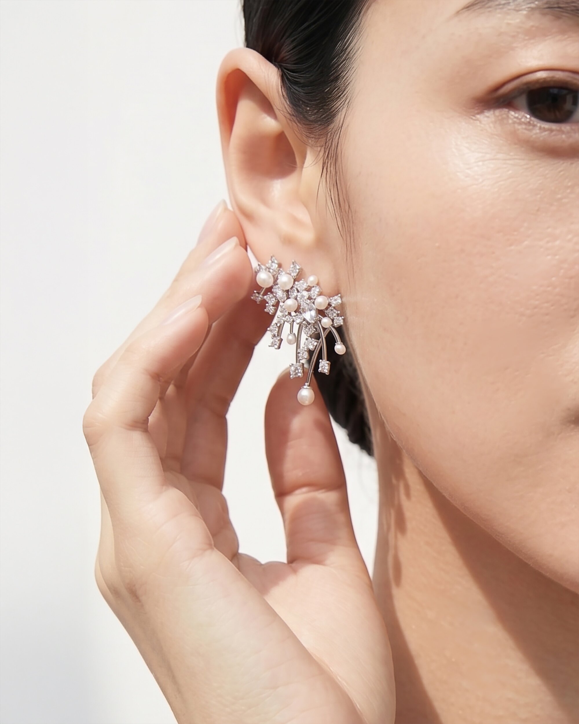 [컨젠] Aurora Cluster Earrings 오로라 클러스터 이어링
