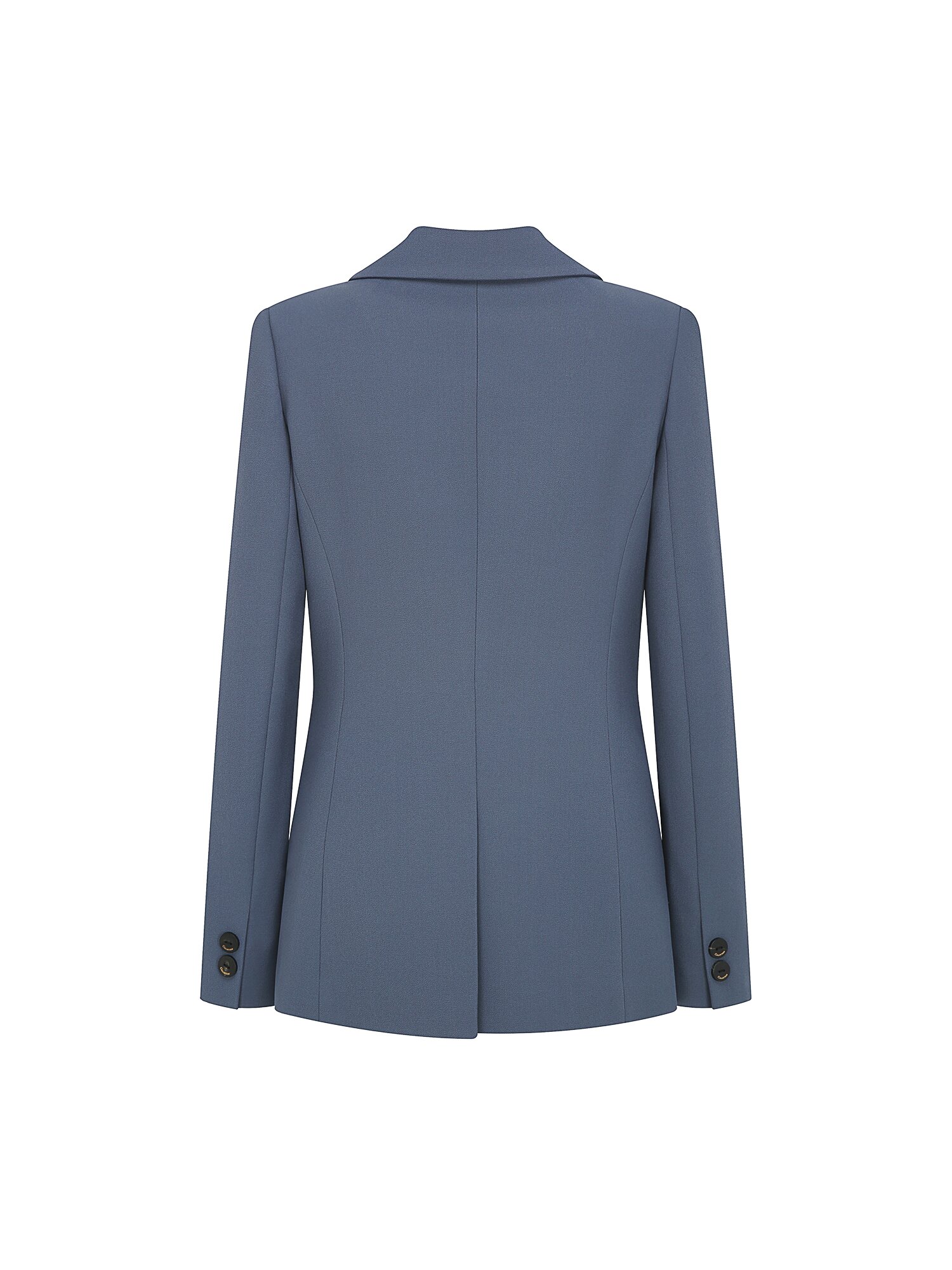 포멀 피크드 라펠 더블 재킷 (DARK BLUE)