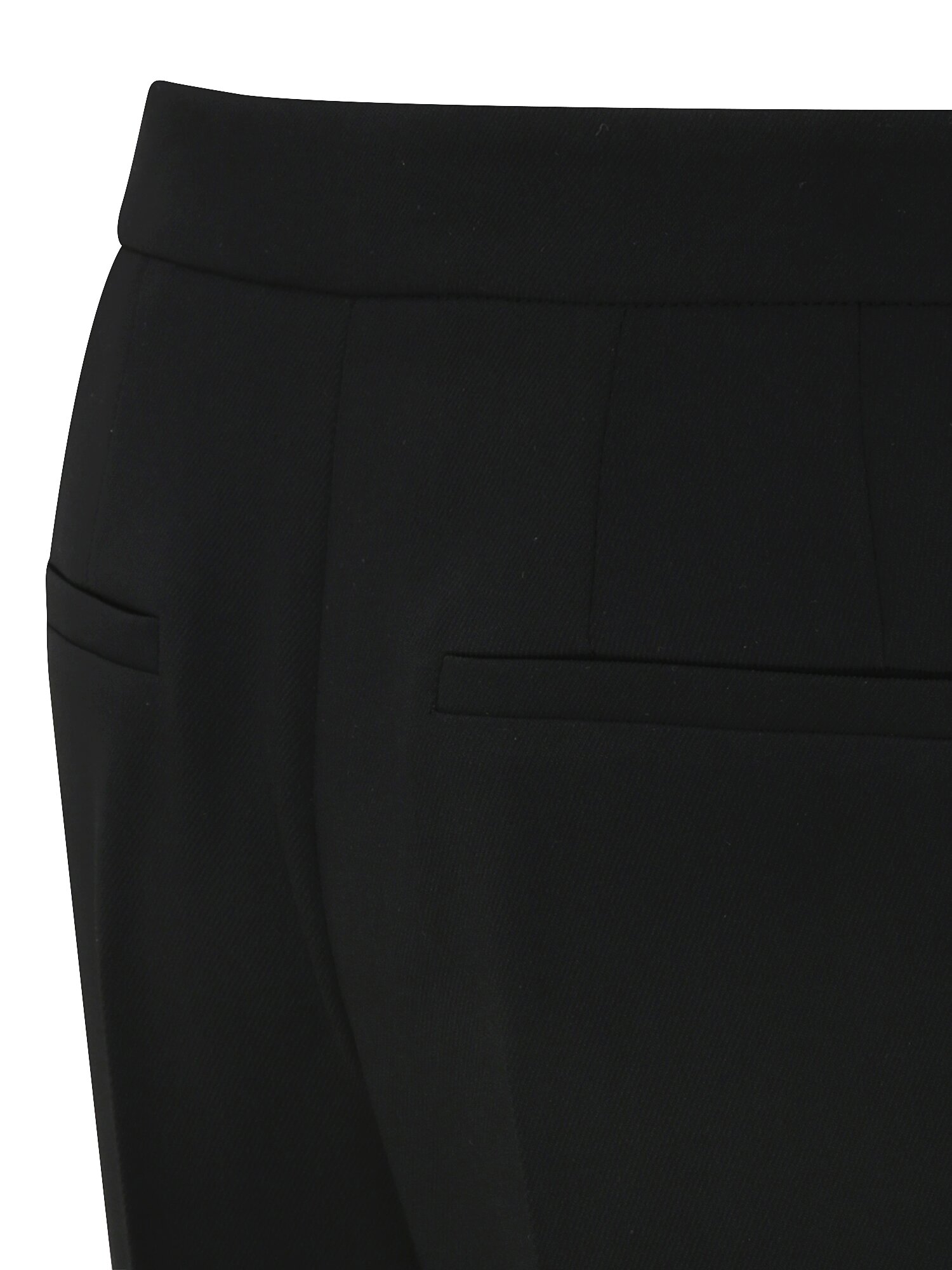 버튼 장식 슬림 부츠컷 팬츠 (BLACK)