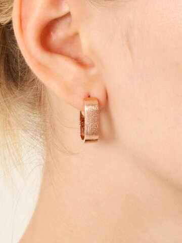 모던 매트 스퀘어 원터치 귀걸이 GISVEE167 (SILVER925 PIN)