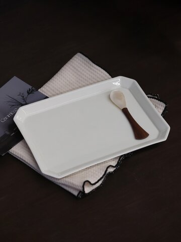 [세라미꼬] 긴팔각 플레이트 과일접시 22cm (2 colors)