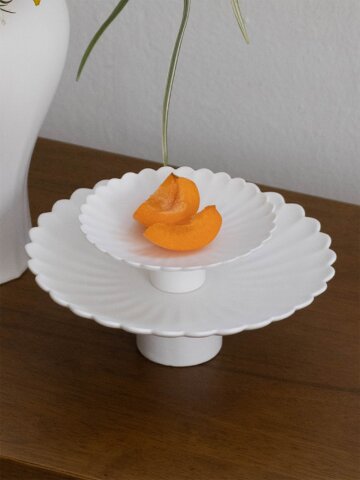 [선물포장][세라미꼬] 높은굽 화형접시 SET (2 colors)