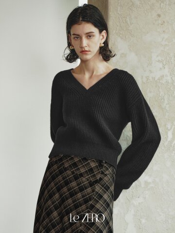 [2컬러] 르제로 투웨이 울 버튼 스웨터
