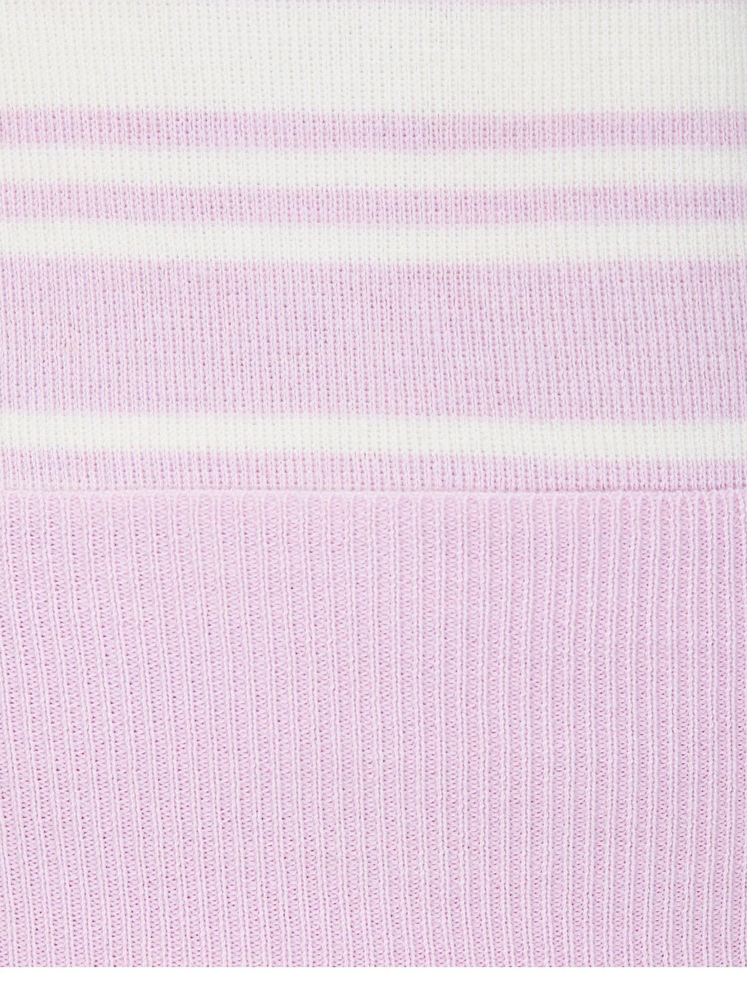 숄더 버튼 보트넥 풀오버 니트 (STRIPE PINK)