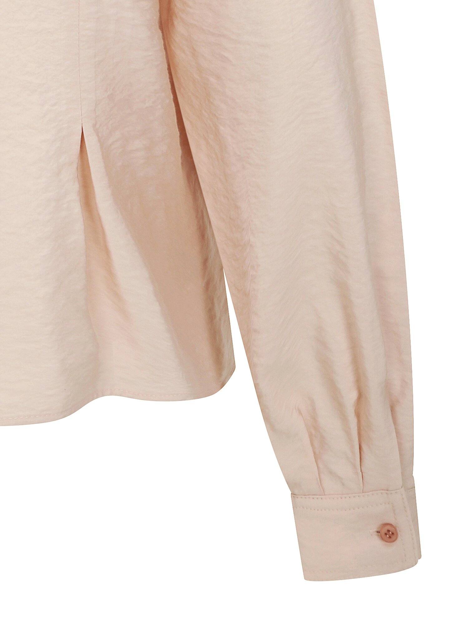 래글런 타이 브이넥 블라우스 (PEACH)