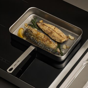 바겐슈타이거 코어5 헤리티지 무연마제 통5중 스텐 316 피쉬팬 생선구이팬