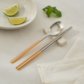 바겐슈타이거 스텐 304 데일로어 커트러리 샌드 오크 수저세트