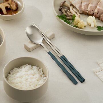 바겐슈타이거 스텐 304 데일로어 커트러리 실키 네이비 수저세트