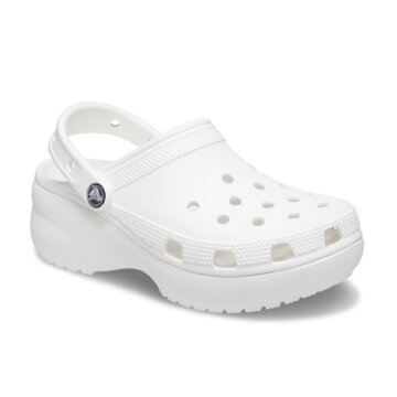 크록스 샌들 우먼 클래식 플랫폼 클로그 플립 206750-100