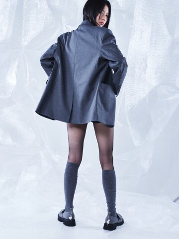 DURGA_wool grey 발모양대로 표현되는 실루엣으로 착화감이 좋은 로퍼.