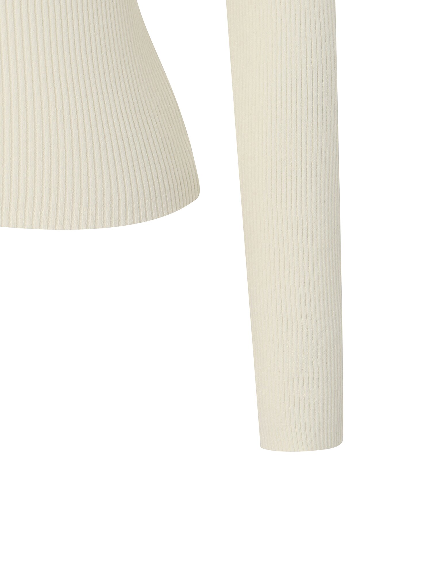 사이드 리본 보트넥 풀오버 니트 (IVORY)