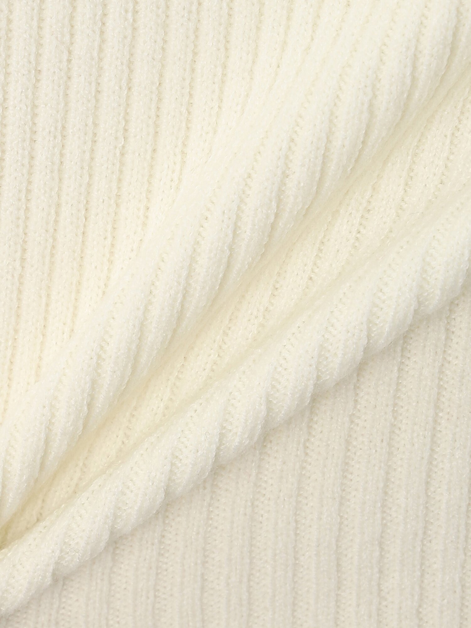 사이드 리본 보트넥 풀오버 니트 (IVORY)