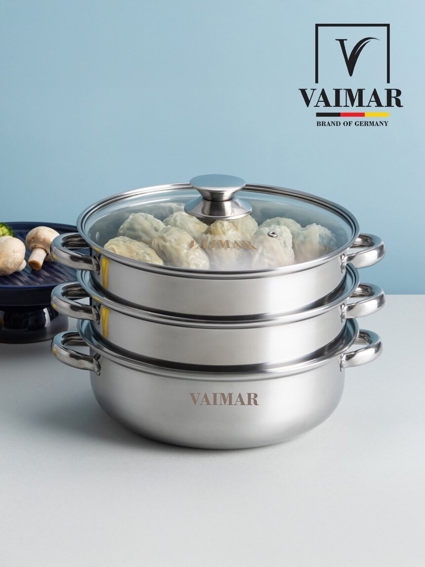IH 엔틱 스테인레스 2단 찜솥 28cm / 3단 찜솥 24cm
