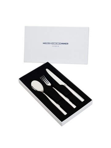 에지리 메조 G10 고급핸들 스테인리스 커트러리 디너 세트 (스푼 포크 나이프)