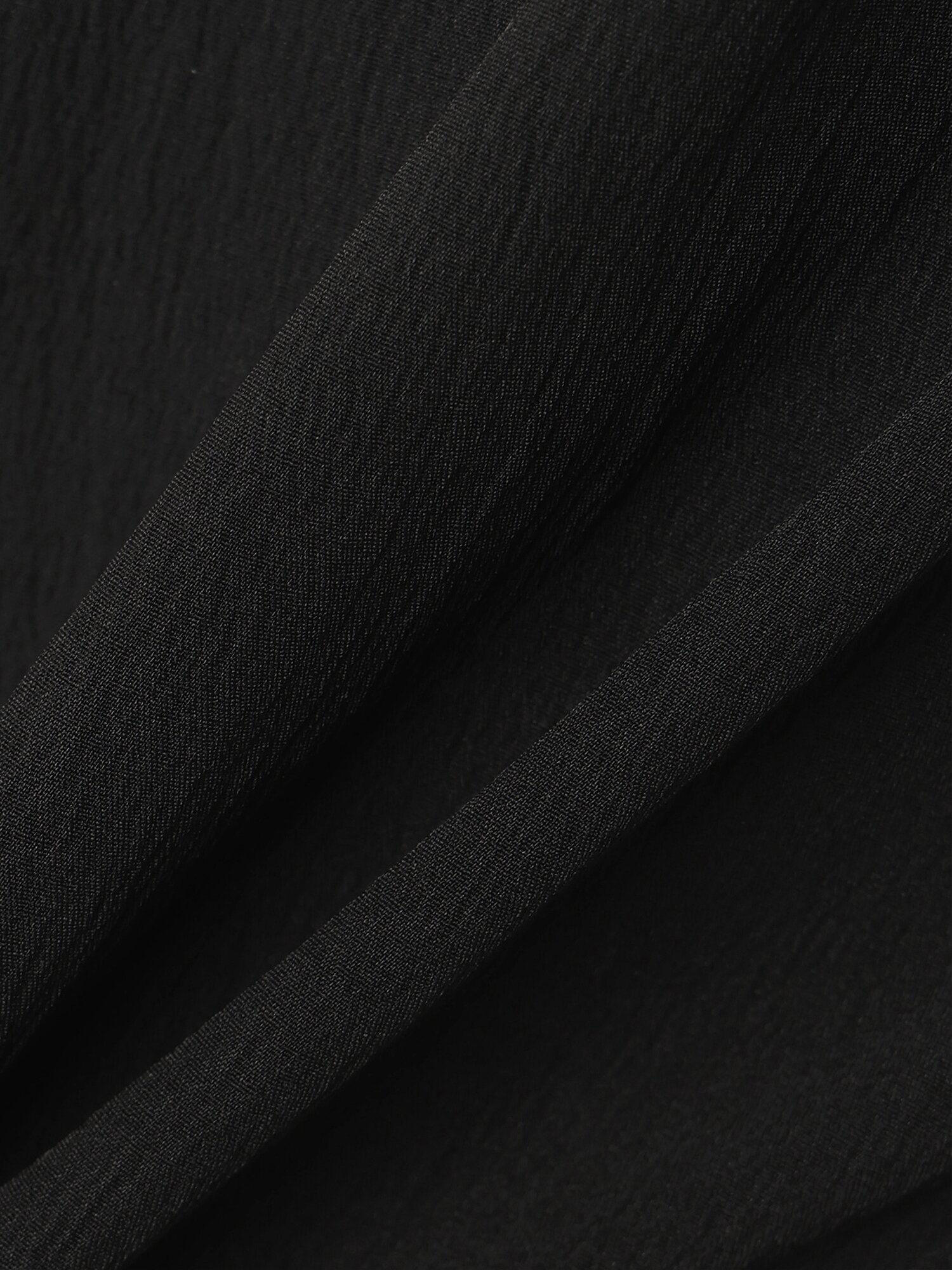 크링클 밴딩 턱 플레어 스커트 (BLACK)