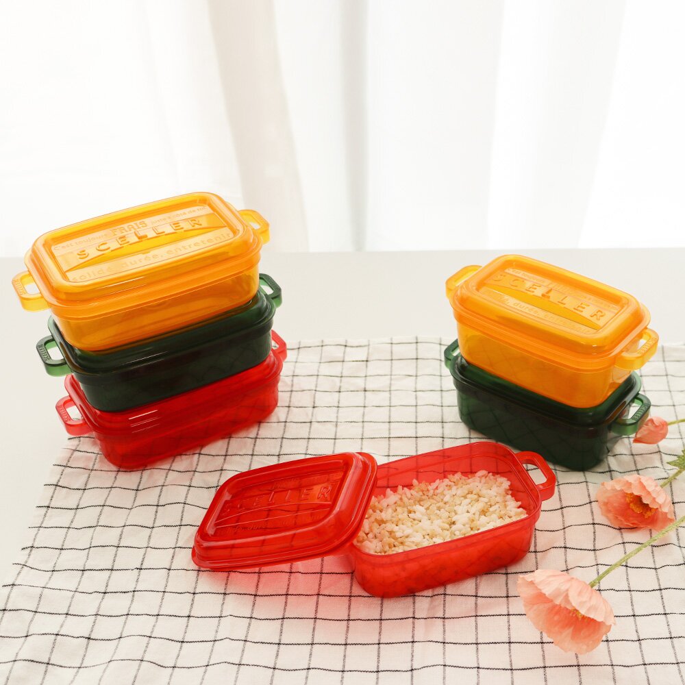 실리 젤리 푸드박스 밀폐용기 5P세트 (500mlx2P+400mlx3P)