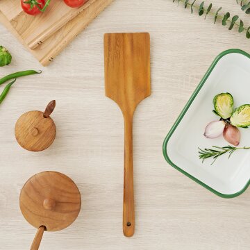 파뷔에 티크 원목 항균 조리도구 사각뒤집개(중)