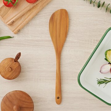 파뷔에 티크 원목 항균 조리도구 사선뒤집개