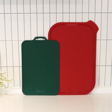 (1+1) 실리 국내제작 항균 TPU도마 대+특대세트 (총2P)