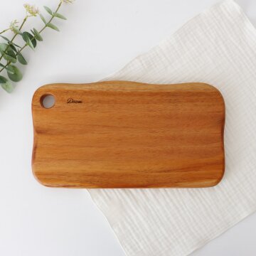 부엌다옴 마호가니 항균 원목도마 버블 (중)