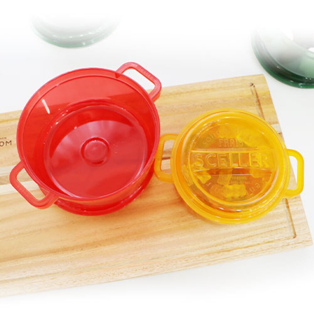 실리 젤리 푸드팟 900ml (총3P) 국내생산 밀폐용기