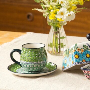 파뷔에 폴 그린 머그 컵