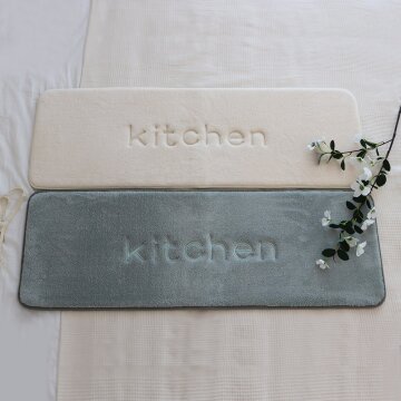 (1+1) 부엌다옴 메모리폼 발매트 주방용 (총2P) 국내생산 도톰한 발매트