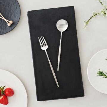 플리비체 국내산 스텐304 디저트 2종세트 (스푼+포크)