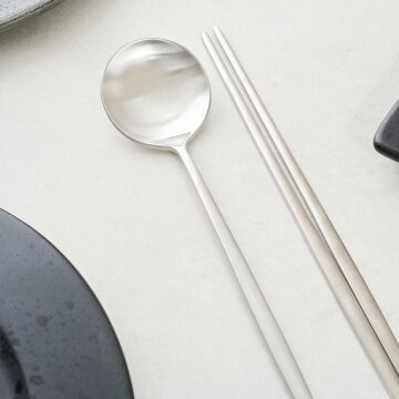 (1+1) 플리비체 국내산 스텐304 수저세트 (총2세트)