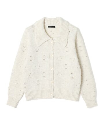 여성 칼라넥 펀칭 카디건 (OATMEAL) (HC2GDC1)