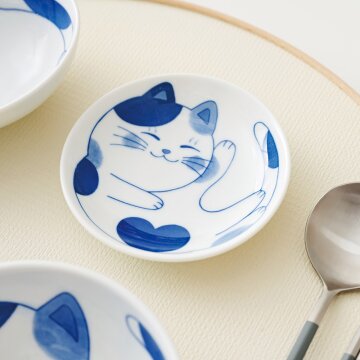 부엌다옴 미케 야옹이 접시 10cm 그릇