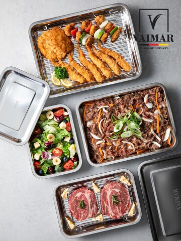 올스텐 사각 트레이 세트 (트레이+랙+밧드) 1호/2호/3호/4호