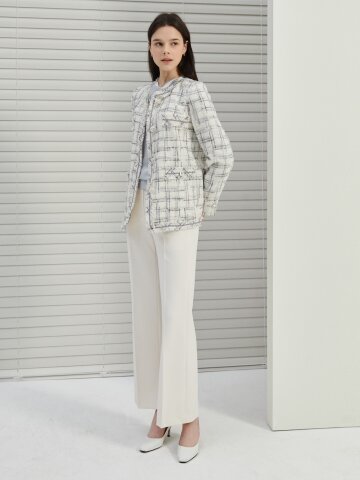 히든 슬림 부츠컷 팬츠 